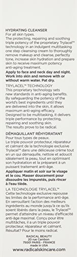 Radical Skincare Hydrating Cleanser, 4 oz.