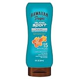 Hawaiian Tropic Sunscreen Island Sport Broad Spectrum Sun Care Sunscreen Lotion - SPF 15, 8 Ounce