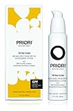 Priori TETRA fx250 Mineral Sunscreen for Face SPF 50 - UVA/UVB, Blue Light, Infrared & Genetic Protection | Zinc + Titanium + Antioxidants | Goes on Clear, Reef Safe - 1.7 oz (50ml)