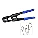 IWISS Wire Rope Crimping Tool for Aluminum Oval Sleeves,Stop Sleeves,Crimp Ferrules,Crimping Loop sleeve From 3/64-inch to 1/8-inch -15 inch Length primary