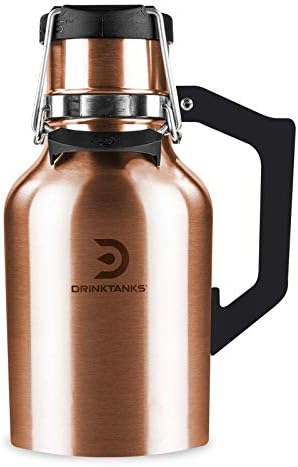 NEW DrinkTanks 32 oz Vacuum Insulated Stainless Steel Beer Growler