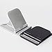 Cell Phone Stand, 3Pack Cellphone Holder for Desk Lightweight Portable Foldable Tablet Stands Desktop Dock Cradle for iPhone Android Smartphone iPad Office Supplies Pop Accessories Gray Silver