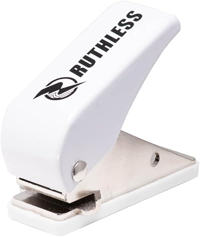 RUTHLESS Dart Flight Punch Pocket Size White X3027