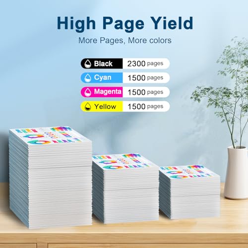 8 Pack 950XL 951XL Multipack Ink Cartridges for HP 950 XL 951 XL Compatible with Officejet Pro 8620 8600 8610 8100 8615 8616 8625 8630 8640 8660 251dw 276dw 271 DW (2 Black/2 Cyan/2 Magenta/2 Yellow)
