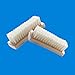 OUNONA Multi-use Clothes Shoes Shine Brush,Soft Nylon Bristles Laundry Cleaning Brush with Wooden Handle for Down Jackets and Coats (White)