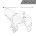 Petacc Waterproof Rain Jacket for Dog Lightweight Rain Poncho with Strip Reflective for Pet 34