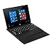 iRULU Walknbook 10.1 Inch Tablet PC, 32GB Hybrid Laptop, 2-In-1 Tablet, Microsoft Windows 10 OS, Quad Core,1280800 Resolution, Detachable Keyboard With Stand (Grey)
