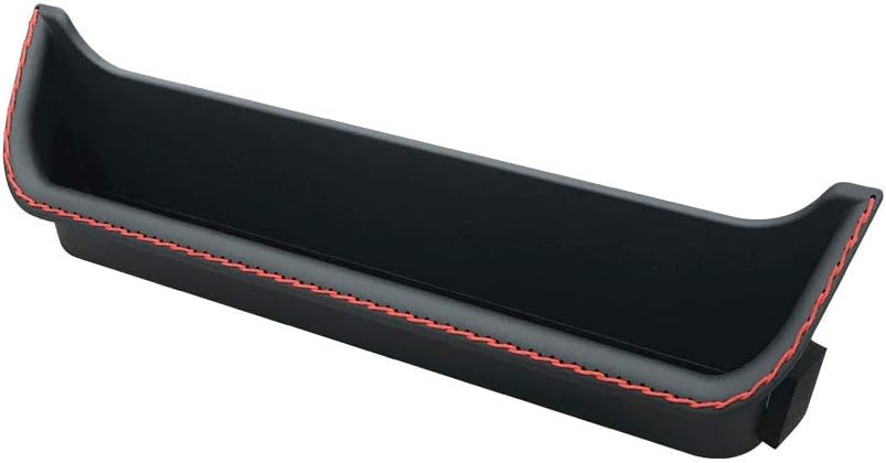 AZUTOAZUTO Grip Storage Box for Mercedes-Benz G Class W463, Custom fit and Finish, Designed and Made in Japan, MHG-008E (Red Stitch)