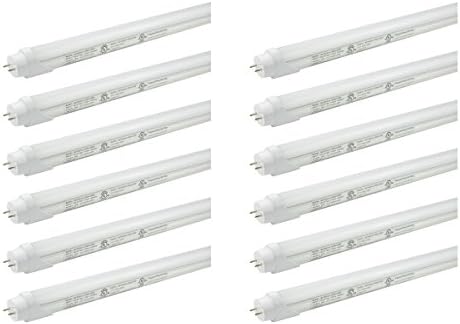 4ft. T8 LED Tube Direct Wire Ballast Bypass 18W, 2160 Lumens, 5000K 12pack