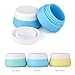 Mudder Silicone Cosmetic Containers Cream Jar with Sealed Lids, 3 Pieces (20 ml)