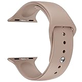 ShareFun Soft Silicone Replacement Sport Watch Band for Apple Watch 38/42mm Series 1 ,Series 2, Sport & Edition