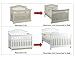 Full Size Conversion Kit Bed Rails for Baby Cache Cribs | Multiple Finishes Available (White)