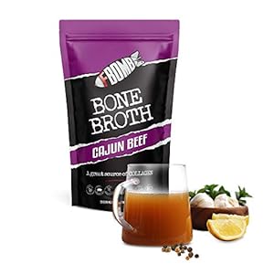 Cajun Beef Bone Broth – Keto, Low-Carb, 100% Natural – 30 porties – FBomb