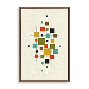 Framed Canvas Wall Art Abstract Colorful Canvas Prints Home Artwork Decoration for Living Room,Bedroom - 16x24 inches