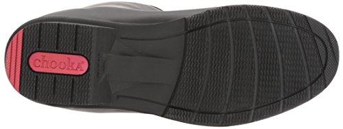 Chooka Women's Rubber Waterproof Solid Rain Boot with Memory Foam, Black, 9 M US