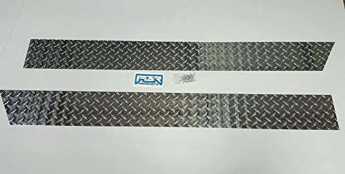 Jeep TJ Wrangler 5 3/4 Diamond Plate Rocker Guards Panels 1997-2006