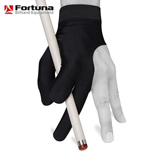Billiard Pool Cue Glove by Fortuna - Classic - Fits Either Hand - Black