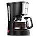 Drip Coffee Maker, Godmorn Filter Coffee Machine One Touch, 5-Cup Coffee Maker, Keep Warm for 40Mins, Anti-Drip Design, Removable Filter and Funnel, Space Compact for Coffee Lover