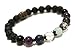 Lava and Gemstone Aromatherapy Wellness Bracelet for Positive energy, Mental Well-being, Focus, Clarity, Sleep Aid, Stress Relief, Amethyst,Oil Diffuser/Fast Shipping