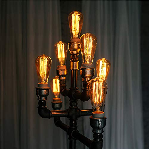 Newhouse Lighting ST64INC 6 ST64 Vintage Light Bulb 6 Pack Edison Bulbs ST64 Incandescent Style