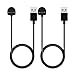 RuenTech Compatible for Ticwatch S/E Charger Replacement 3.3ft USB Cable Charging Dock for Ticwatch S&Ticwatch E Smartwatch (2-Pack)