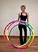Exercise Hula Hoop: Wavy Hoop 1B - 1.0 lb Small, for Children use. Four neon Colors.