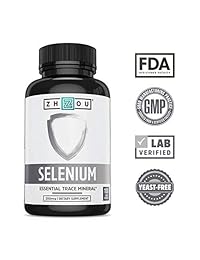 Selenio 0.000007 oz para tiroides, para la salud de la próstata y el corazón, Essential Trace...