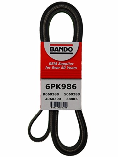 UPC 649717152246, Bando 6PK986 OEM Quality Serpentine Belt