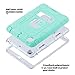 ULAK Case for iPad mini 1 2 3, Three Layer Heavy Duty Shockproof Protective Case with Kickstand for iPad mini 2 Case 1st 2nd 3rd Generation (Green/Grey)