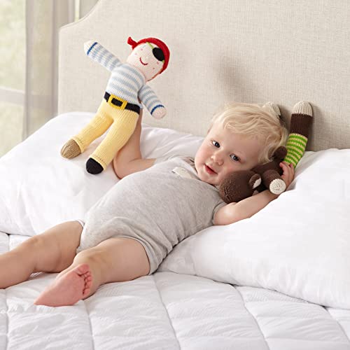 Great Bay Home 8 Pack Zippered Pillow Protectors Hypoallergenic