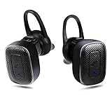 Wireless Bluetooth Headphones Wireless Earbuds Q5 True Stereo Noise Cancelling Earphones with Mic Hands-Free Calls for Smartphones iPhone, Android on Driving or Sports (Black)