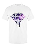Artix Men's Galaxy Diamond T-Shirt Large White