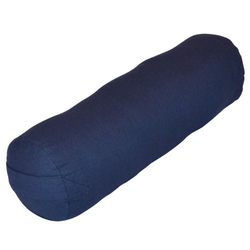 YogaDirect Junior Round Yoga Bolster, Blue