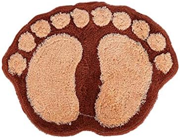 Amazon Com Christmas 40x60cm Bear Foot Print Bath Mats Non Slip Bathroom Carpet Mat Toilet Tapete Para Banheiro Bathroom Rug Bath Pad Carpets Microfiber Mini Mats Cute Footprints Big Feet Bath Mats Pads Kitchen