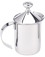 HIC Turkish Coffee Warmer and Small Butter Melting Pot, Stainless Steel