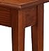 Leick Home 9035-MED Recliner Wedge Table with Shelf, Medium oak, 24 in x 15 in x 24 in