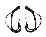 2PCS Long Large Left and Right Earhooks for Aliph Jawbone 1 1st Old Model Wireless Bluetooth Headset Ear Hook Loop Replacement Parts