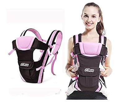 pink baby carrier