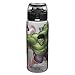 Zak Designs Marvel Comics Water Bottle with Built-In Carrying Loop, Durable Water Bottle Has Wide Mouth and Break Resistant Design (25oz, Avengers, Tritan, BPA-Free)