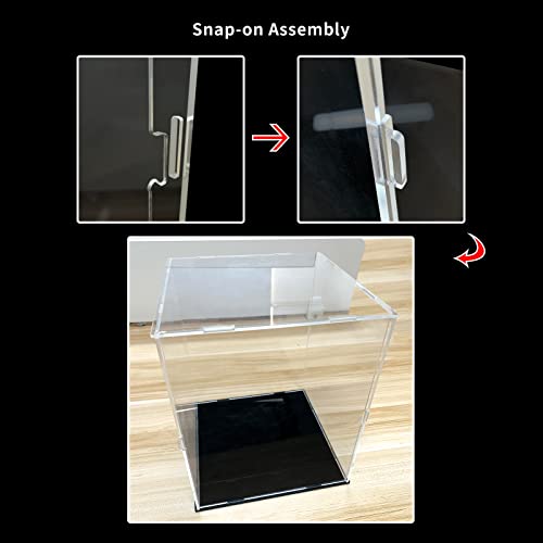 YBLOC Acrylic Display Case for Lego Ideas Typewriter 21327,Dustproof