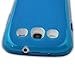 YESOO™ Protective Case Kit For Samsung Galaxy S3 SIII I9300 Includes Extended Battery Cover (BATTERY NOT INCLUDED) And Battery Cover TPU Case (White Cover - Blue TPU Case)