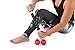 Balance1 Premium Muscle Massage Hand Roller-Massage Stick with 2 Strengthen Rings, Psoas Relief
