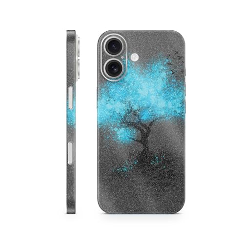 Glossy Glitter Phone Skin Compatible with Apple iPhone 17 - Leaving Home - Prem…