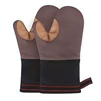 esafio Oven Mitts, Recycled Cotton Infill, Terrycloth Lining, Kitchen Oven Mitts 500 ℉ Heat Resistant