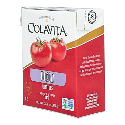 COLAVITA RECART TOMATOES – DICED, 13.76OZ RECART (PACK OF 16)