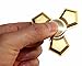 ZenDial Trident Tri Fidget Spinner in Brass Metal 2.6