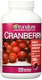 TruNature Cranberry 300 mg with Shanstar Concentrated Extract - 2 Bottles, 220 Softgels Each