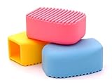 niceEshop(TM) Ultra-popular Silicone Candy Colors Mini Handheld Washboard (5.5x8x3.5cm)-Random Color