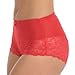 Angelina High Waist Boxer Briefs with Lace Accent Detail (6-Pack), G917_M