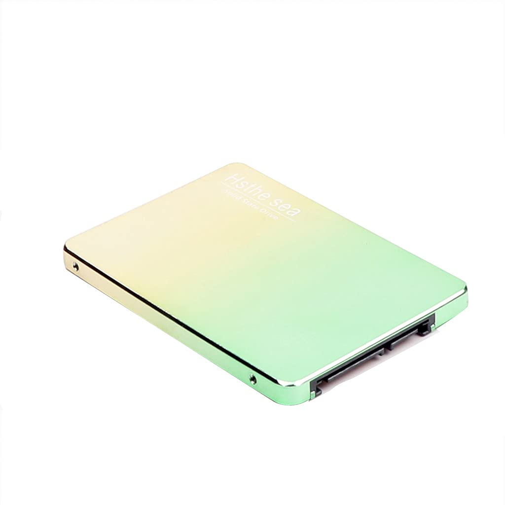 Hsthe Sea Solid State Drive Sata III 480GB Solid State Drive SATA-Gradient Yellow Green